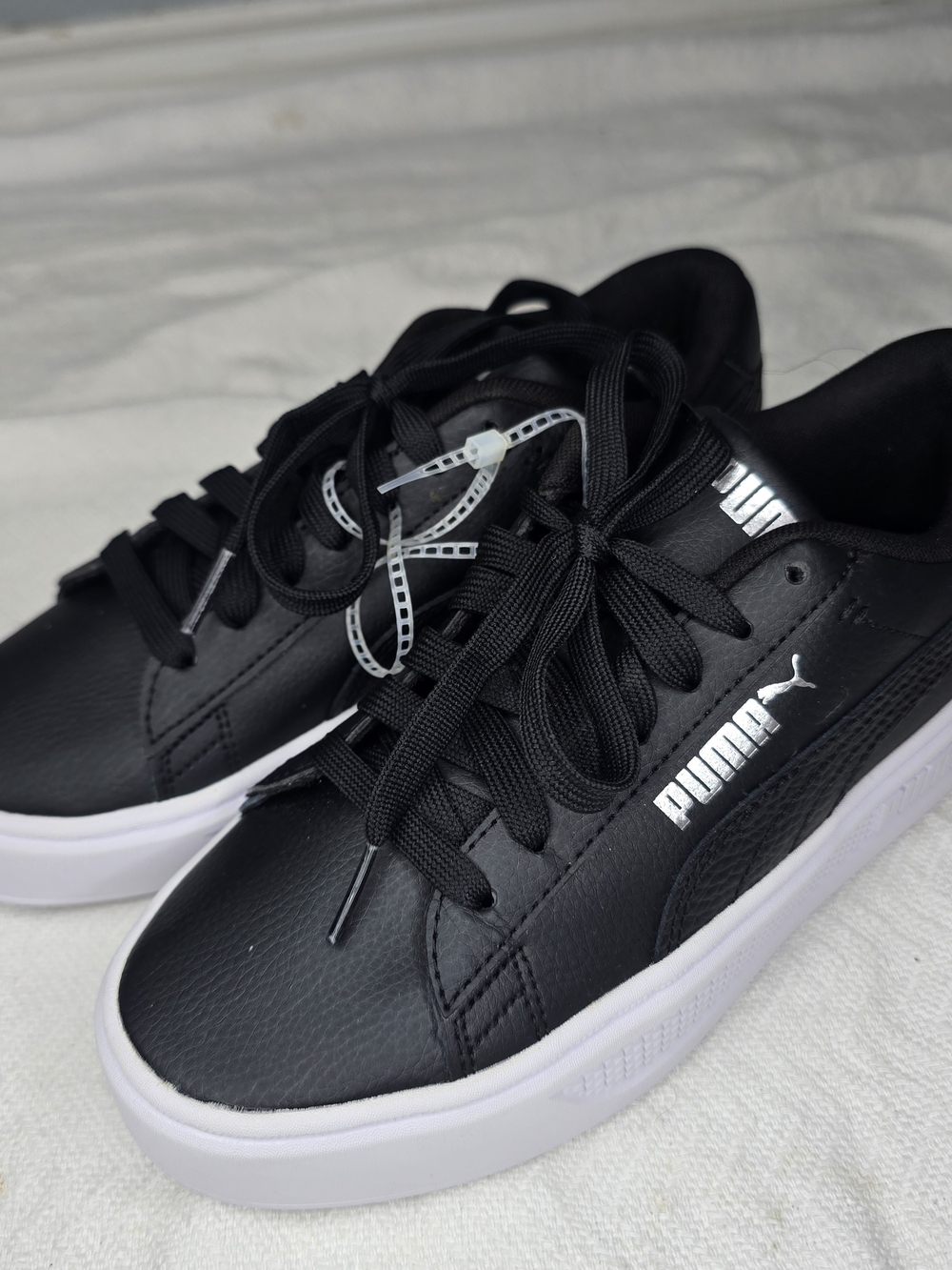 PUMA Kids' Black Low-Top Sneakers